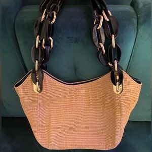 Vintage Michael Kors Straw Bag